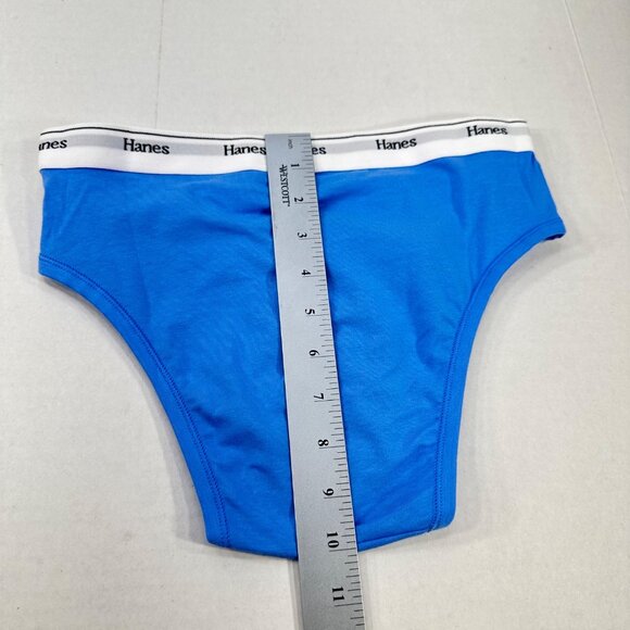 Hanes Originals Women's Size Small Panty Bikini Blue New With Tags - Picture 8 of 8